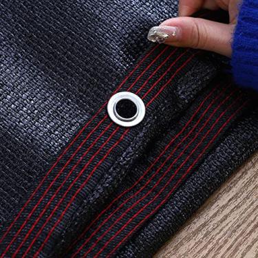 Imagem de 99% pano protetor solar, rede de sombra de estufa de jardim, rede de sombreamento com ilhós, lona de sombra de malha de plantas, rede resistente a UV, para pérgola, plantas de pátio, galinheiro, ao ar