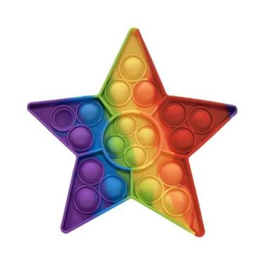 Imagem de Brinquedo Sensorial Arco-Íris Abóbora Fantasma - Pop It de Silicone pa