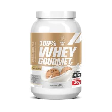 Imagem de 100% Whey Gourmet 900g Cookies Cream - Health Labs