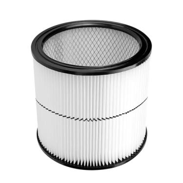 Imagem de A FABLE Filtro de cartucho de vácuo 17884 compatível com Craftsman 9-17884 17935 17937 17920 peça de reposição para aspirador de pó de 16 litros e maiores (17884 1 pacote)