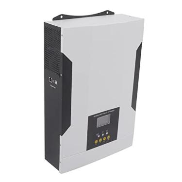 Imagem de Inversor Híbrido de 3.5kva, Inversor de Onda Seno Pura do Carregador Solar de 24V Com Controlador MPPT, Tela LCD, Monitoramento Wi -Fi, Prioridade Utilidade, Branco e Preto,