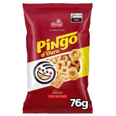 Imagem de Salgadinho Pingo Douro Bacon Elma Chips 76g
