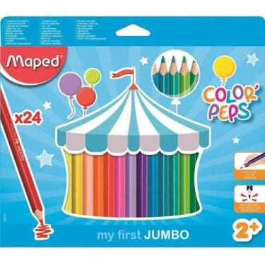 Imagem de Lapis De Cor 24 Cores Jumbo Color Peps 834013 Maped