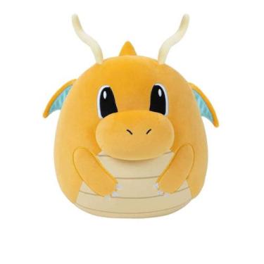 Imagem de Pokemon, Pelúcia Dragonite de 25cm Squishmallows - Pókemon, Amarelo