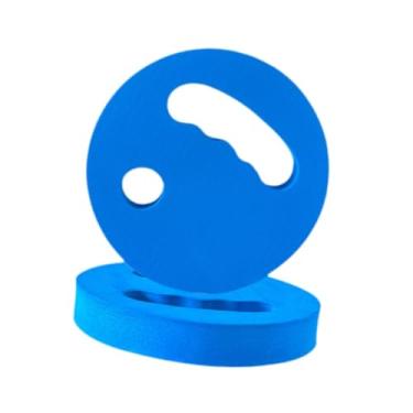 Imagem de UGPLM Prancha de natação, flutuador de mão, prancha de natação, flutuante de remo, para iniciantes, adultos, meninos e meninas, exercícios, Azul