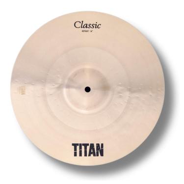 Imagem de Prato 15 Chimbal Hit Hat Titan Classic Bronze B20 Tnc15Hh