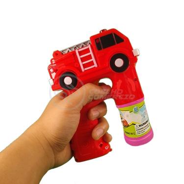 Imagem de Caminhão Bombeiro Bolhudo Bolhas Sabão Infantil Vermelho 17
