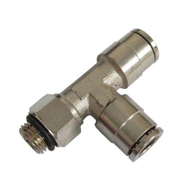 Imagem de Tee Macho Lateral Tubo 1/8X8 BSP Conexão Pneumática - Mecapar