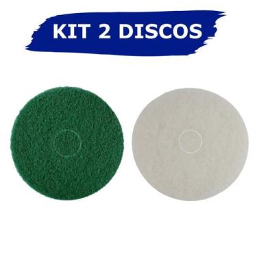 Imagem de Kit Disco Limpeza De Piso E Enceradeira Industrial 300Mm - british