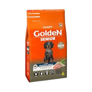 Imagem de Ração Golden Fórmula Mini Bits Senior Para Cães Adultos De Pequeno Porte Sabor Frango E Arroz 3Kg Para Todas Pequeno Idosos