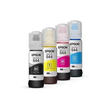 Imagem de Kit Refil Epson 4 Cores T544 Preto- Ciano- Magenta- Amarelo