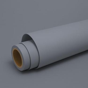 Imagem de Papel de Parede PREMIUM Cinza Texturizado 5 metros = 1 Rolo de 5m X 45cm Adesivo Móveis e Paredes