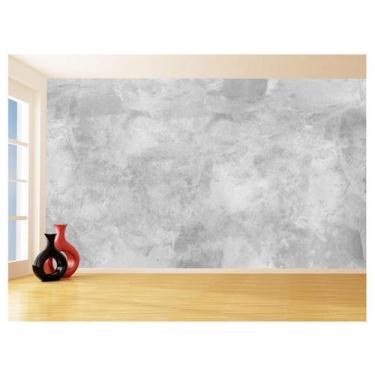 Imagem de Papel De Parede 3D Concreto Queimado Liso Cinza 3,5M Kkt11 - Você Deco