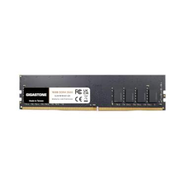Imagem de 【RAM DDR4】 GIGASTONE 16 GB DDR4 2666 MHz (2400 MHz ou 2133 MHz) PC4-21300 (PC4-19200/17000) CL19 1,2 V UDIMM 288 pinos sem buffer, sem buffer, sem ECC, alto desempenho, atualização de memória de