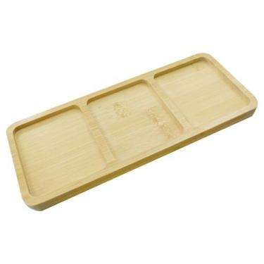 Imagem de Petisqueira de Bambu Retangular 25x10 cm - Rei da Cutelaria