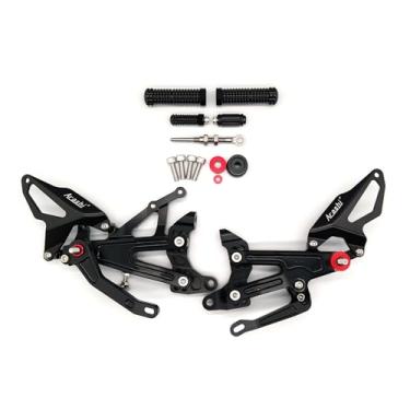 Imagem de Arashi Versão 2.0 Traseira Ajustável para Ducati Panigale V4 V4S V4R 2018-2021, Preto