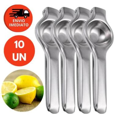 Imagem de Espremedor Amassador Limão Frutas Inox Manual Reforçado Bar Drink Bebi