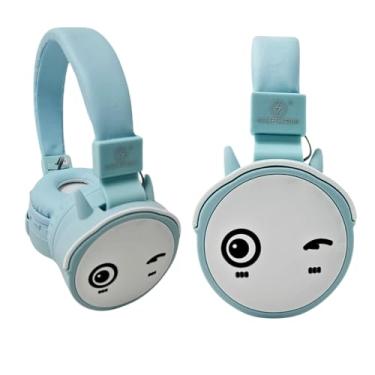 Imagem de Fone de Ouvido Headphone INFANTIL Bluetooth CUTE, Confortável, Som Estéreo, KA-9872 (Azul)
