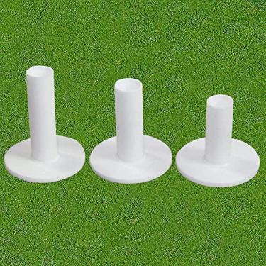Imagem de Amy Sport Golf Camisetas de borracha Faixa de direção 2,75" 3,0" 3,13" Conjunto de tamanhos diferentes de 3, Conjunto de camiseta profissional durável para tapete de treino interno e externo, White Mixed Pack(2.75",3.0",3.13")