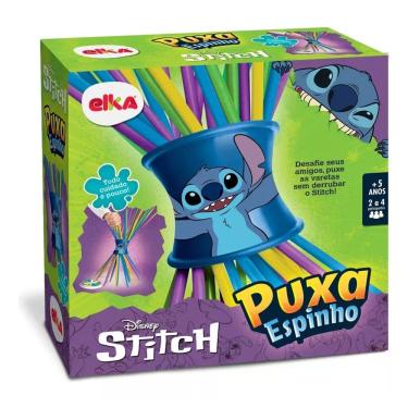Imagem de Jogo Puxa Espinho Stitch Disney Brinquedo Infantil - Elka