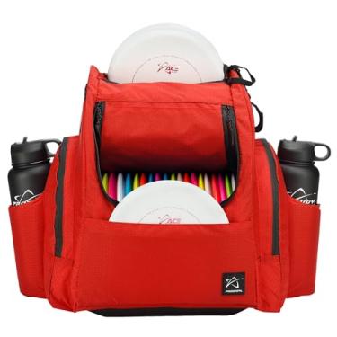 Imagem de Mochila de golfe Prodigy Disc BP-2 V3 Disc – Organizador de saco de golfe Frisbee – Comporta mais de 26 discos mais armazenamento – Resistente a rasgos e água – Bolsa de qualidade profissional para disco e golfe Frisbee