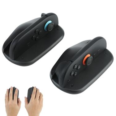 Imagem de CBDYWVR Suporte de mouse para jogos Nintendos Switch 2 (2025), Switch 2 Joycon Mouse protetor, antifricção, melhora a experiência de jogo, para ambientes internos e viagens (preto)
