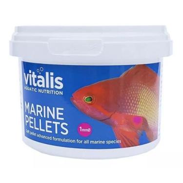 Imagem de Ração Peixes Marinhos Marine Pellets 140g 1mm Vitalis
