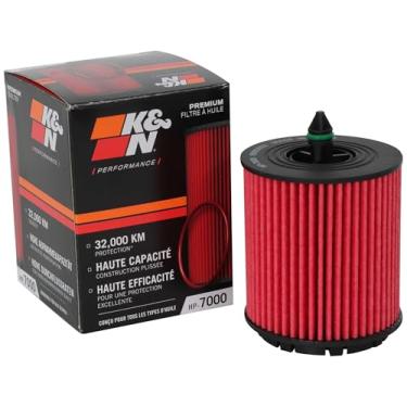 Imagem de Filtro de óleo premium da K&N: projetado para proteger seu motor: serve para modelos selecionados de veículos BUICK/CHEVROLET/POLARIS/SAAB (veja a descrição do produto para lista completa de veículos compatíveis), HP-7000