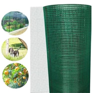 Imagem de Rolo de Tela Aço Revestida PVC 6mm 30m x 1m P/Reforço e Proteção Alambrado