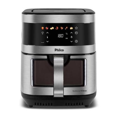 Imagem de Air Fryer Philco 9L Visor Glass Painel Digital PAF90C 220V