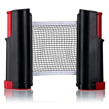 Imagem de JJYHEHOT Redes de tênis de mesa, rede extensível de tênis de mesa, rede de reposição portátil de pingue-pongue, acessórios de mesa de jogo de raquete de pingue-pongue, para todos os tipos de mesas