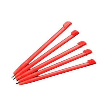 Imagem de Caneta Stylus Preta Vermelha Nintendo DSI NDSI XL Pacote De 5 Unidades