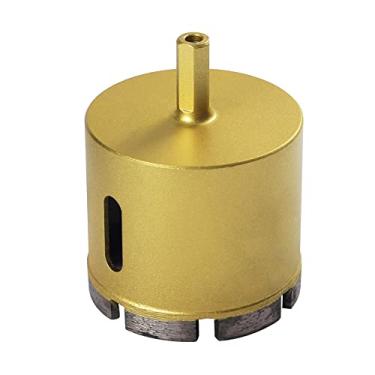 Imagem de Drilax – Broca de diamante com furos e furos para furadeira, uso pesado, molhado e seco, 5 cm para tijolos, bloco de concreto, maçonaria 5 cm de profundidade de corte – haste padrão de 3/8 polegada DrilaxHD010060