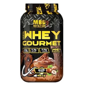Imagem de Whey Protein Gourmet Mbd Nutrition 907g Pote Sabor Creme De Avelã