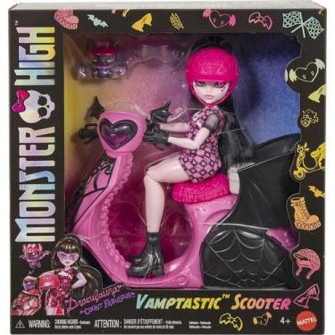 Imagem de Monster HIGH Draculaura com Scooter Mattel JDR61