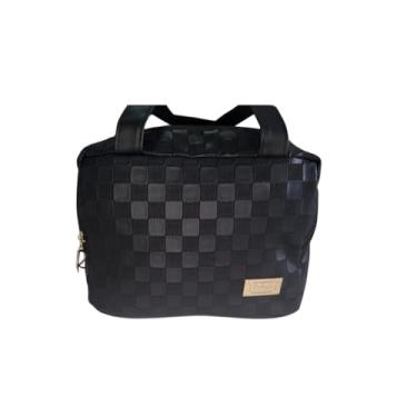 Imagem de Bolsa Térmica Premium 21x17x16cm – Lancheira Compacta para Marmita, Trabalho, Passeio, Academia – Alça de Mão – Ideal para Refeições e Bebidas (Qualidade Durável) (Preto)