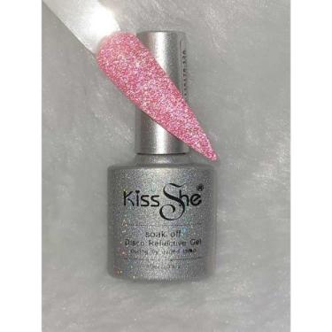Imagem de Esmalte kiss she disco reflective gel 10ml