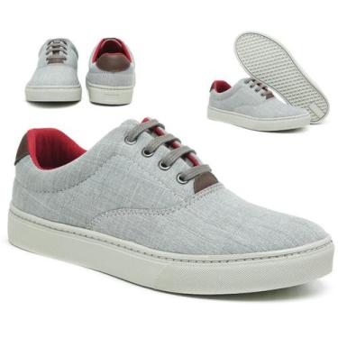 Imagem de Tênis Masculino Sapatênis Casual Mocassim Parlo Open Urbano Estiloso O