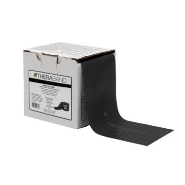 Imagem de TheraBand exercise band - latex free - 25 yard roll - Black - special heavy