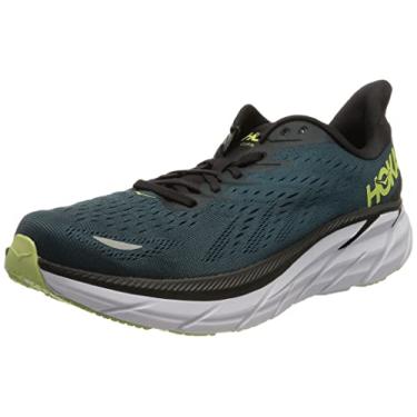 Imagem de HOKA ONE ONE Clifton 8 Tênis masculino, Coral azul/borboleta, 10.5
