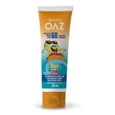 Imagem de Protetor Solar Kids OAZ Bob Esponja FPS 60 125ml