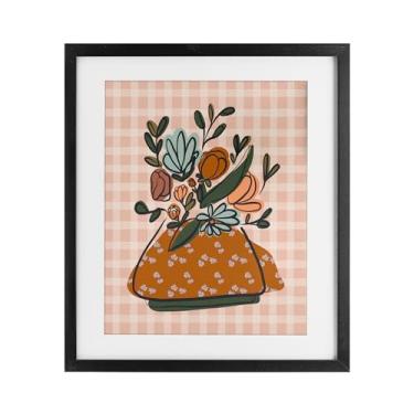 Imagem de Stupell Industries Piano Room Florals Impressão emoldurada preta sob vidro design por Beki Marquardt, 21 x 17