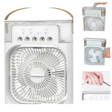 Imagem de Ventilador climatizador de ar portátil com reservatório amplo e modern