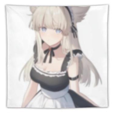 Imagem de LIEGBMEU Sexy Bikini Hot Anime Girl Tapeçaria 152.4 cm x 152.4 cm Interior Exterior Wall Quilt Art Decoração de Tapeçaria Caprichosa, AF139