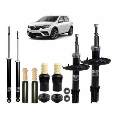 Imagem de Kit Batente+Jogo Amortecedor Nakata Dianteiro+Traseiro Renault Sandero