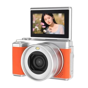 Imagem de Bewinner Câmeras Digitais 5k para Fotografia, Câmera Digital de Lente Dupla de 80mp HD Com Tela Flip, 8x Zoom AutoFocus WiFi Video Vlogging Camara para Viagens do YouTube (BROWN)