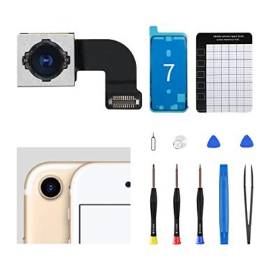 Imagem de CYKJGS Para iPhone 7 Câmera Traseira Principal Substituição OEM Novo Módulo de Lente 12MP Vídeo HD HDR Foto 4K Vídeo com Cabo Flexível Zoom Digital Imagem Reparação Peça Montagem Kit de Ferramentas