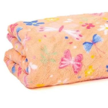 Imagem de Cobertor Solteiro Kids Celta Soft Estampado Corttex  Libelula - Vilela