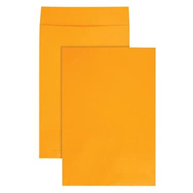 Imagem de Quality Park Envelopes Kraft jumbo, 31 x 46 cm, envelopes de catálogo sem goma para armazenamento e organização, papel Kraft de 12,7 kg, 25 por caixa (QUA42353), marrom claro