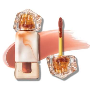 Imagem de Brilho labial Mistine Lip Oil Lip Plumber Tinted J01 até o pôr do sol